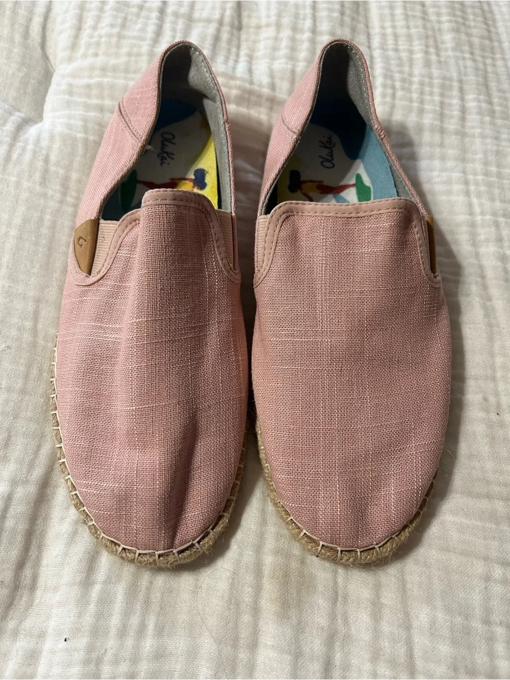 Olukai Kaula Pa’a Kapa Espadrilles Size 9